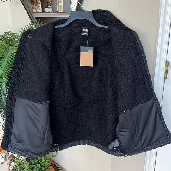 Brand New The North Face Alfie Kungu Denali Full Zip Jacket Black Fleece Graphic